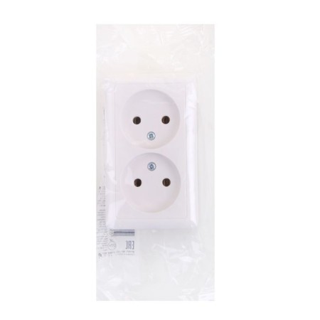 Double SE "Hit", 16 A, 250 V, invoice, without salary, IP20, white, RA16-237-B-4