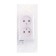Double SE "Hit", 16 A, 250 V, invoice, without salary, IP20, white, RA16-237-B