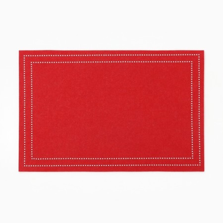 A set of decorative napkins Ethel "Style" central red 30x40 ± 5cm-2 pcs, felt-1