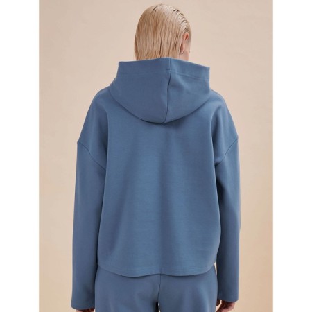 Female hoodies, size l, jeans color-3