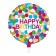 Foil ball 18 "Round Birthday"