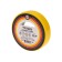 PVC island 0.13x15 mm, 25 m, yellow kranz