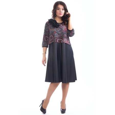Female dress, size 56, black color