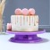 Cake stand rotating "magic", d = 27.5, purple color