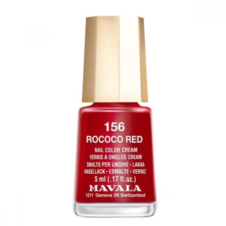 Nail polish Mavala, tone 156 Rococo Red