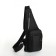 Male bag-bag from textiles, black color