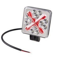 Farah LED SkyWay Off Road, 12 V/30 V, 13 W, 6000 K, 37 diodes, Dalniy, 97x97 (120) x20 mm