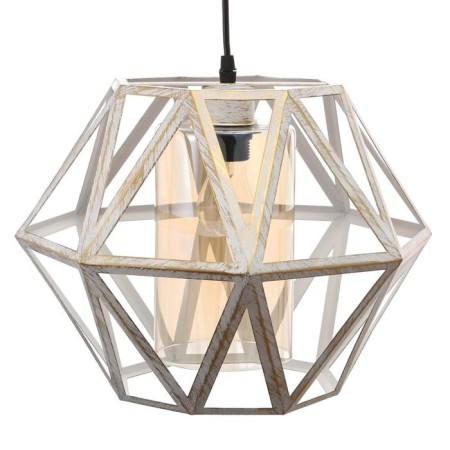 Lamp Bayerlux 88316/1 E27 40W White with a gold patina 34x34x26-126 cm-4