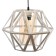 Lamp Bayerlux 88316/1 E27 40W White with a gold patina 34x34x26-126 cm