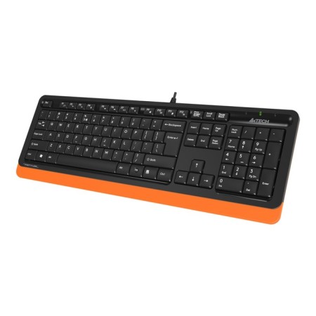 Keyboard + Mouse A4Tech FSTYLER F1010 CLAV: Black/Orange Mouse: Black/Orange USB Mult 103388-8