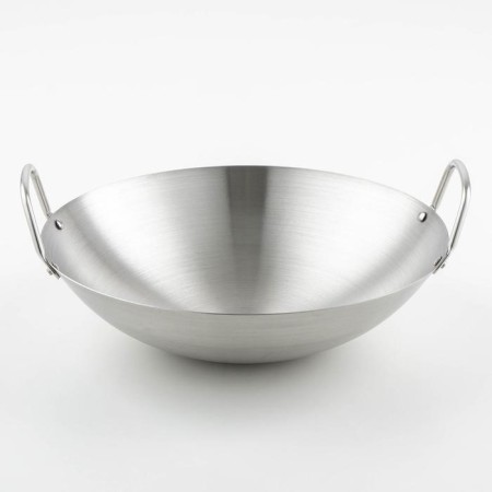Skoroda-Wok Hanna Knövell stainless steel Chief, D = 28 cm