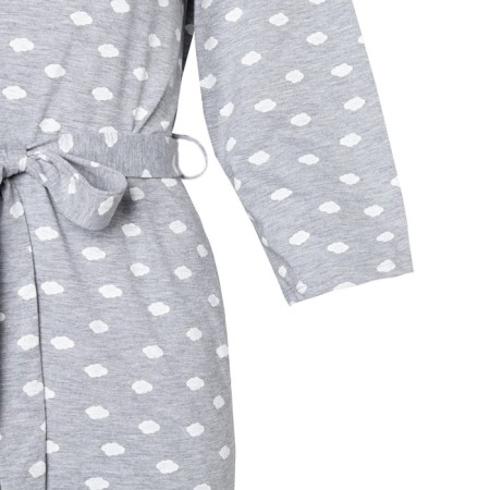 Women's bathrobe KAFTAN "Clouds", Gray, p.40-42-7