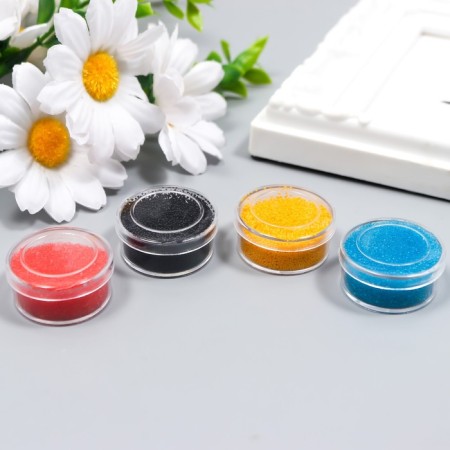 Microbier Glass "Hippie Glam" set 4 colors x10 g-2