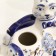 Kettle "Cats", 20 x 10 x 14 cm, gzhel, cobalt, gold