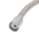 Shower hose "Center of the plumbing", 1/2, 150 cm, conical nut, stainless steel
