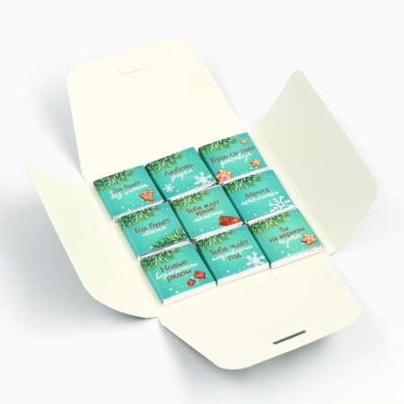 Gift chocolate “Miracle will happen”, 5 g x 9 pcs.-2