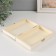 Casket wood for painting "rectangular" locking buckle 18x11x4.5 cm