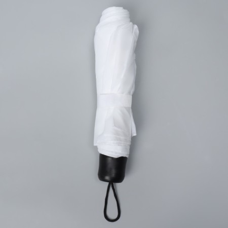 Mechanical umbrella "plain", 3 additions, 8 spokes, r = 48 cm, white color-8