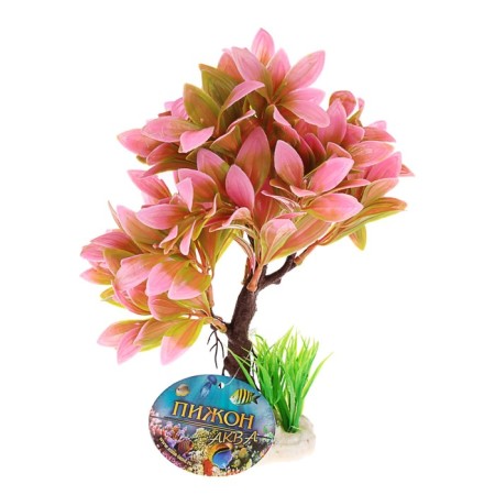 Artificial aquarium plant, 15.5 x 12 x 20.5 cm-4