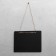 Contact price tag with chalk marker, 20 × 15 cm, black color