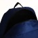 Youth backpack with lightning, external pocket, blue color