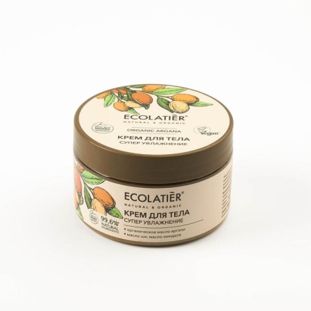 Body cream Ecolatier Green "Super Moisturization", 250 ml