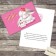 Postcard "Beloved daughter", bunnies, 12 × 18 cm, embossing,