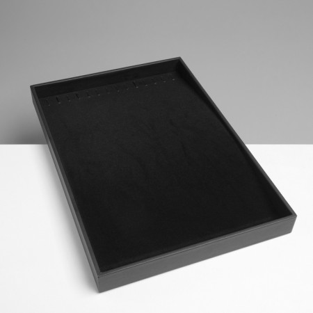 Decoration for jewelry 14 hooks, 24 × 35 × 3 cm, black color-3