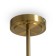 Freya FR5373CL-06BS Tender ceiling lamp, 690x690x680 mm, G9, 6x40W, brass color