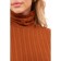 Women's turtleneck with short sleeve Eliseeva Olesya, size 52, brown color
