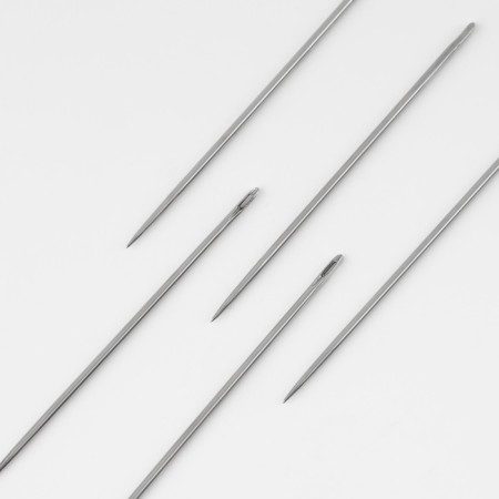 Sewing needles No. 5, d = 1 mm, 4 cm, 10 pcs, S-8-1