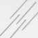 Sewing needles No. 5, d = 1 mm, 4 cm, 10 pcs, S-8
