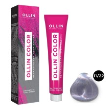 Cream-coloring hair permanent OLLIN Professional Color, tone 11/22 Special blond purple, 60 ml