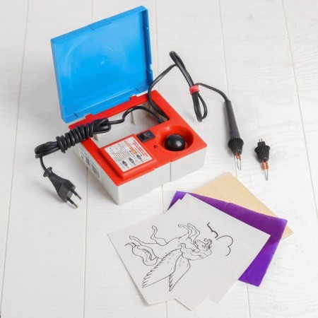 Electric appliances for burning wood “smoke” 220 V, 20 watts. The set includes patterns of drawings-1