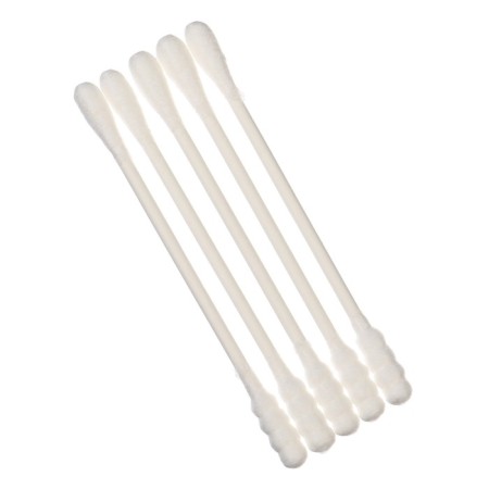 Cotton sticks in the tube 100 pcs., Tip - spiral | Classic, cotton/paper (stick)-4