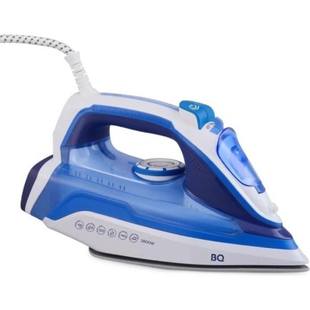 Iron BQ SI1002, 2600 W, ceramic sole, 30 g/min, 320 ml, white-blue-2