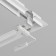 Corner Connector for the built-in track system Technical TRX010CL-22W, 10x5.3x10 cm, white color