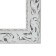 Frame for paintings (mirrors) 30 x 30 x 4 cm, tree "Versailles", white-silver