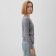 Female jumper minku, gray color, rr 42-44
