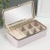 Casket to the leatherette for jewelry "Small ripples" pale pink 10x18x6 cm