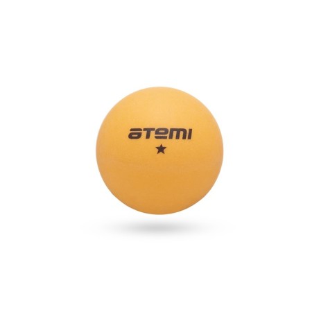 Table tennis balls ATEMI 1*, ATB101, plastic, 40+, orange, 6 pcs