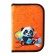 Penal 3 sections, tab inside, 140 x 210 x 40 mm, textiles, calligrata top block "Panda"