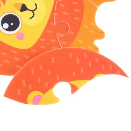 Soft puzzle for kids "lion Ray", 4 details, crush me-5