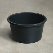 Building pelvis, 40 l, round, plastic