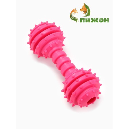 Chewing toy "Champion", TPR, 12.5 cm, pink