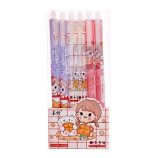 Handle gel machine washed ink, 0.5 mm, blue rod, cutie mix