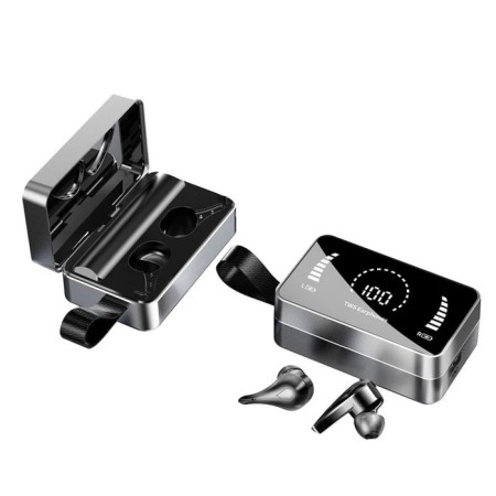 Headphones VBT 1.29, wireless, vacuum, waterproof, BT 5.0, 3500 mAh, black