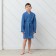 Wafel children's robe I "BOHO" R.34 (122-128 cm) col. Blue, 100%HL, 290 g/m2