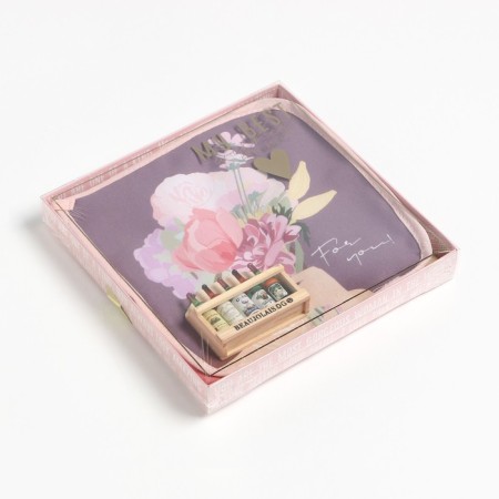 Gift set "for you" towel 40x73cm, 19x19cm severity, magnet 11x7cm-9