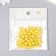 Beads for creativity plastic cylinder "lemon" set of 20 g 0.6x0.6x0.5 cm